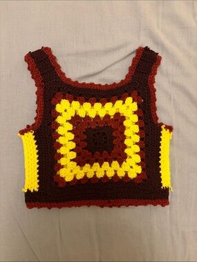 Vintage Crochet Crop Top